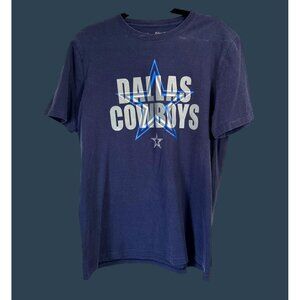 Dallas Cowboys Authentic Navy Blue T-Shirt Size M